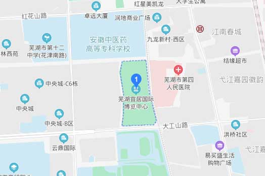 宜昌家博会展馆梅子垭商业中心地图
